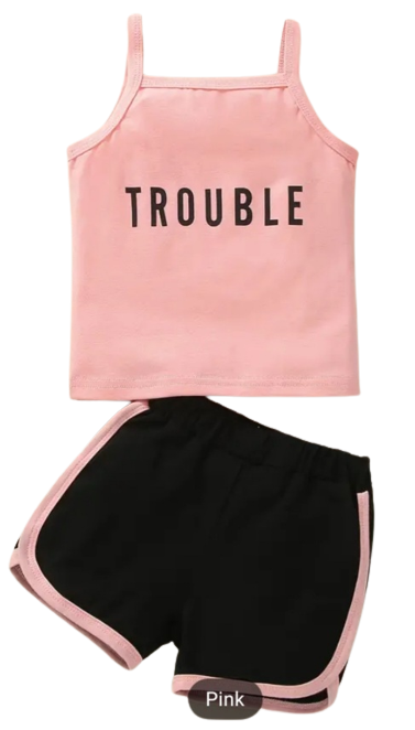 Baby Girl 2pc Trouble Sets
