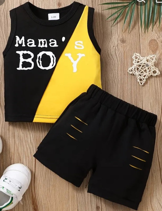Baby Boy Mama Set