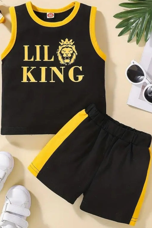 Baby Boy Lil King Set