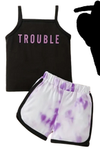 Load image into Gallery viewer, Baby Girl 2pc Trouble Sets
