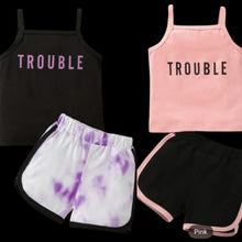 Load image into Gallery viewer, Baby Girl 2pc Trouble Sets
