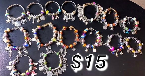 Snake Rope Charm Bracelets