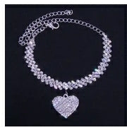 Load image into Gallery viewer, Heart Chain Anklets
