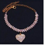 Load image into Gallery viewer, Heart Chain Anklets
